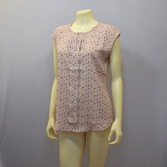 ANN TAYLOYR FLORAL‎ PRINT TOP MD - Picture 1 of 5
